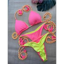Biquini Feminino Luxo Dupla Face Fio Bojo Levanta bumbum Linha Premium Multiplas Cores