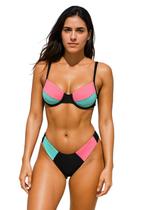 Biquíni Feminino Meia Taça Aro Sem Bojo Calcinha Fio Duplo Asa Delta Biquíni Feminino Meia Taça Aro Sem Bojo Calcinha Fio Duplo Asa Delta