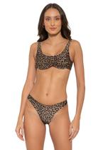 Biquíni Feminino Onça Aro Sem Bojo Calcinha Asa Delta Fio Duplo Biquíni Feminino Onça Aro Sem Bojo Calcinha Asa Delta Fio Duplo