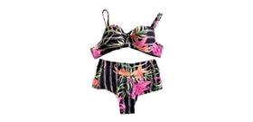 Biquini feminino plus cintura alta tamanho 44