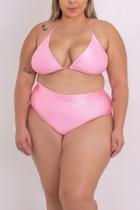 Biquini Feminino Plus Size Top Cortininha Calcinha Hot Paint Cos ALto Mais Vendido 2025