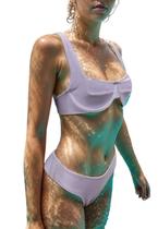 Biquíni Feminino Regatinha Aro Sem Bojo Com Calcinha Asa Delta Fio Duplo Biquíni Feminino Regatinha Aro Sem Bojo Com Calcinha Asa Delta Fio Duplo