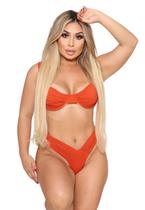 Biquini Feminino Regatinha Com Aro sem Bojo Calcinha Fio Duplo