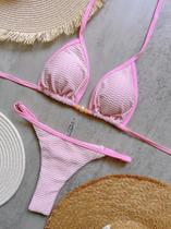 Biquini Feminino Sexy Acolchoado com Corda - Maiô Triangular para Praia Biquini Feminino Sexy Acolchoado com Corda - Maiô Triangular para Praia