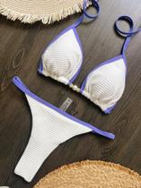 Biquini Feminino Sexy Acolchoado com Corda - Maiô Triangular para Praia