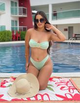 Biquini Feminino Thalyta sem alça com bojo asa delta Biquini Feminino Thalyta sem alça com bojo asa delta