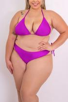 Biquini feminino top cortininha calcninha amarração plus size Biquini feminino top cortininha calcninha amarração plus size