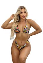 Biquiní Ferminino Cortininha Calcinha Empina Bumbum