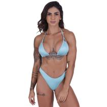 Bíquini Fio Asa Delta Cortininha Textura Canelado Acetinado Bojo Removível Orbis Bíquini Fio Asa Delta Cortininha Textura Canelado Acetinado Bojo Removível Orbis