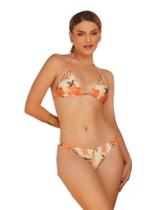Biquini fio dental estampado sol e agua Biquini fio dental estampado sol e agua