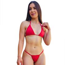 Biquíni fio dental feminino forrado cortininha cavado marquinha bronze moda praia sexy proteção uv50+ Biquíni fio dental feminino forrado cortininha cavado marquinha bronze moda praia sexy proteção uv50+