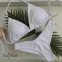 Biquini fio duplo branco