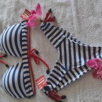 Biquini Fio Duplo com Cordão nas Laterais Biquini Fio Duplo com Cordão nas Laterais