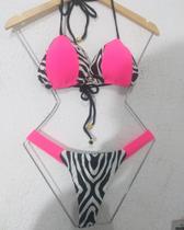 Biquíni Fio Onça Rosa Biquíni Fio Onça Rosa