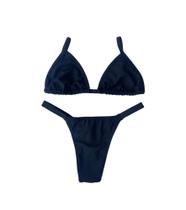 Biquíni Fita Preto Classic Fio Dental Feminino Biquíni Fita Preto Classic Fio Dental Feminino