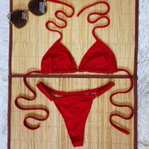 Biquíni Fita Suplex fio dental Ajustável nas Laterias