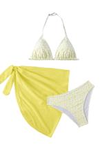 Biquíni floral de verão SOLY HUX, biquíni feminino, frente única, 12Y