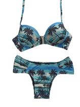 Biquíni forrado feminina com malha laycra e bojo Biquíni forrado feminina com malha laycra e bojo