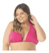 Biquini Frente Única Bojo Removível Alça Larga Plus Size Biquini Frente Única Bojo Removível Alça Larga Plus Size