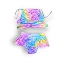 Biquíni Frente Única Sereia Colorido - PP ao GG Biquíni Frente Única Sereia Colorido - PP ao GG