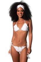 Biquíni Frufru Branco Snow
