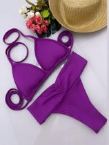 Biquíni Fúcsia Adulto Lipo Tecido Suplex Forro Bojo