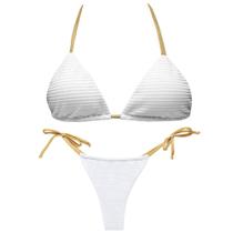 Biquíni Glamour Feminino Cortininha Calcinha Fio Amarração Biquíni Glamour Feminino Cortininha Calcinha Fio Amarração