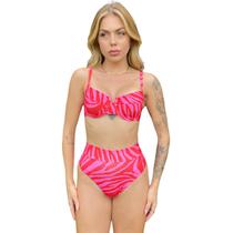 Biquini Hot Pants Estampa Tendência Moda Praia Piscina