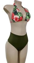 Biquíni Hotpant Cintura Alta Com Top Biquíni Hotpant Cintura Alta Com Top