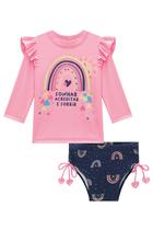 Biquini Infanti Camiseta Malha Dry UV Infanti Biquini Infanti Camiseta Malha Dry UV Infanti