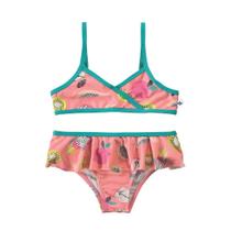 Biquíni Infantil Babado Malwee Liberta UV 50 Ref. 69616