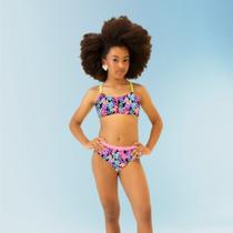 Biquini Infantil BGR Dupla Face Malha Proteção UV50+ Preto Biquini Infantil BGR Dupla Face Malha Proteção UV50+ Preto