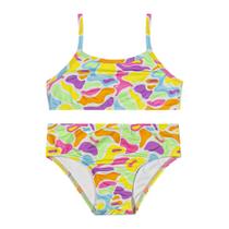 Biquini Infantil BGR Malha Splash Proteção UV50+ Estampado