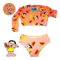 Biquini Infantil + Blusa Cropped Proteção Solar Uv50 Personagem Biquini Infantil + Blusa Cropped Proteção Solar Uv50 Personagem