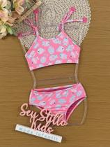 Biquíni Infantil Cinti Verão Rosa Peixinhos Biquíni Infantil Cinti Verão Rosa Peixinhos