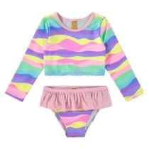 Biquini infantil cropped Ondas - Up Baby
