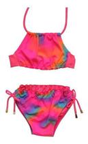 Biquini Infantil Cropped Tie Dye Estampado (Infantil) Biquini Infantil Cropped Tie Dye Estampado (Infantil)