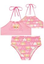 Biquíni Infantil Dupla Face Ursinha Princesa Infanti Biquíni Infantil Dupla Face Ursinha Princesa Infanti