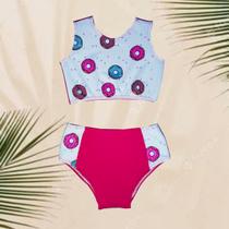 Biquíni Infantil e Juvenil Top Rosquinhas Biquíni Infantil e Juvenil Top Rosquinhas