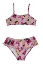 Biquíni Infantil Estampado com Babados