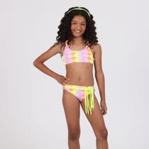 Biquíni Infantil Faixinha Escamas de Sereia Siri Kids