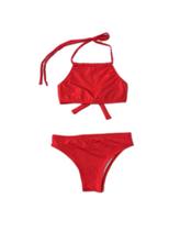 Biquíni infantil feminino com proteção UV