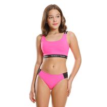 Biquini Infantil Feminino Poah Noah Rosa Pink 46951