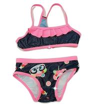 Biquini Infantil Feminino Puket Azul Marinho / Rosa 110400718 Biquini Infantil Feminino Puket Azul Marinho / Rosa 110400718