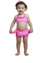 Biquini Infantil Feminino Sirikids Rosa Pink 36004