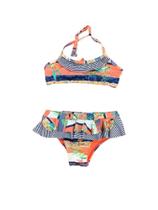 Biquíni Infantil Frente Unica Com Babado- Phael Biquíni Infantil Frente Unica Com Babado- Phael