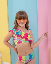 Biquíni Infantil Fresquinho Calor Verão Lançamento Menina Criança Biquíni Infantil Fresquinho Calor Verão Lançamento Menina Criança