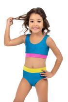 Biquíni Infantil Juvenil Tecido com Textura 3D Biquíni Infantil Juvenil Tecido com Textura 3D