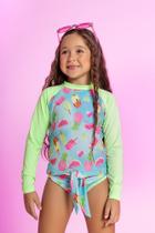 Biquini infantil kit trio picolé fruit