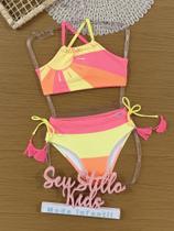 Biquíni Infantil Kukiê Verão Colorido Solzinho